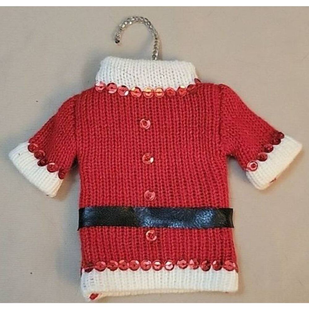 Small Red Santa Sweater Gift Card Holder For Christmas or Events